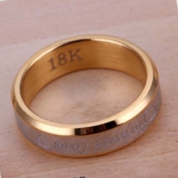 ❤️18K plated "forever love" ring - Picture 2 of 3